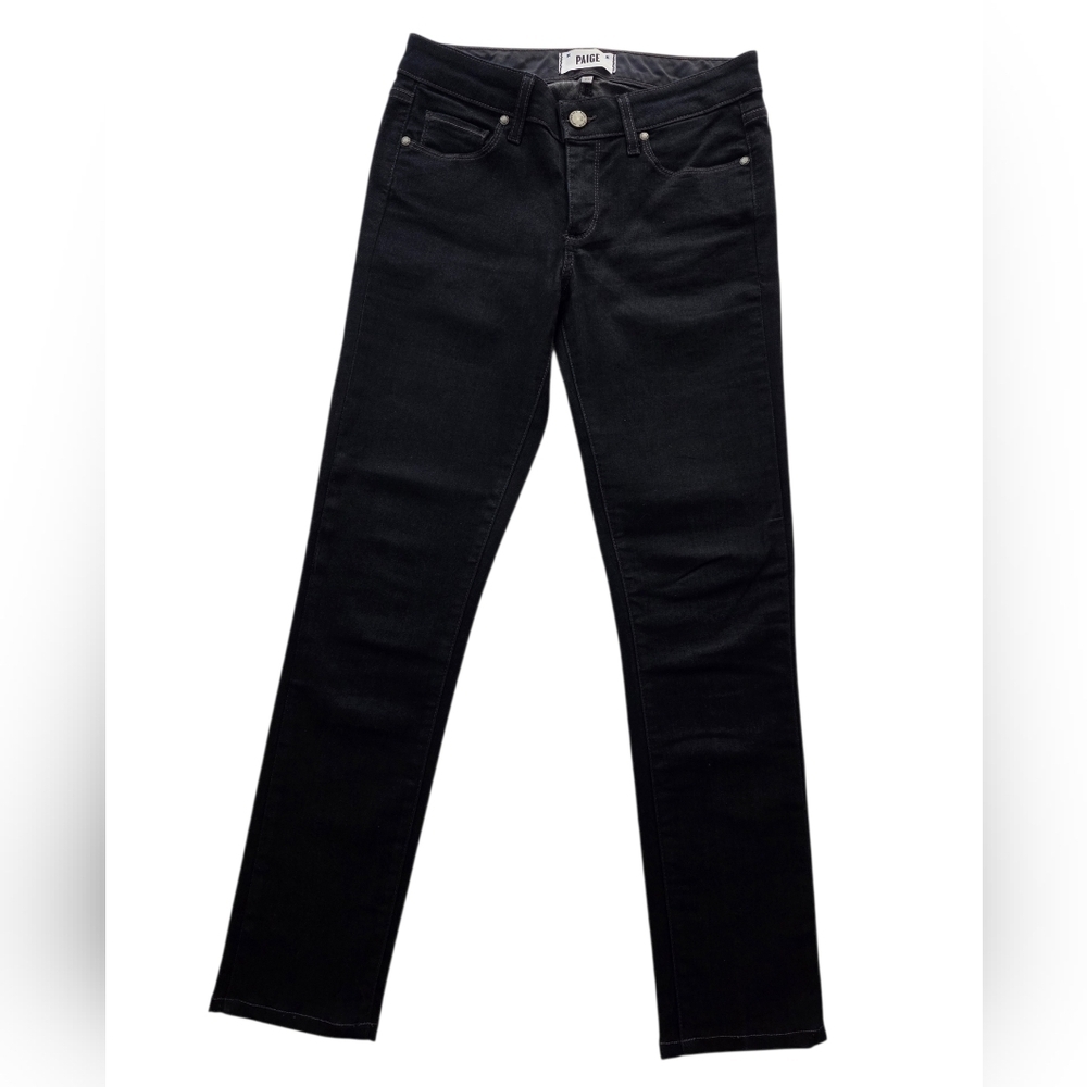 PAIGE Dark Blue Skyline Skinny Jeans - Picture 9 of 11